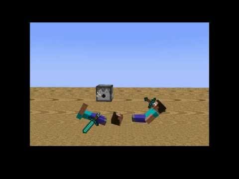 minecraft taistelu animaatio