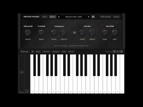 AudioKit/ Retro Piano audition .......limited edition app.