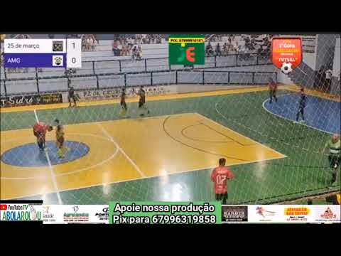 Gols de AMG Sidrolândia x 25 de Março  - Copa Eder Cacho 2022