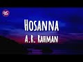 A R Rahman Hosanna Lyrics