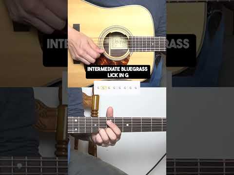 Intermediate Bluegrass Lick in Key of G (Bluegrass Guitar Lesson)
