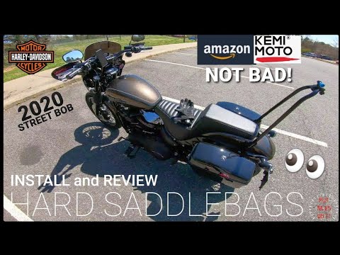 $100 Harley Softail Street Bob Amazon Hard Saddlebags...