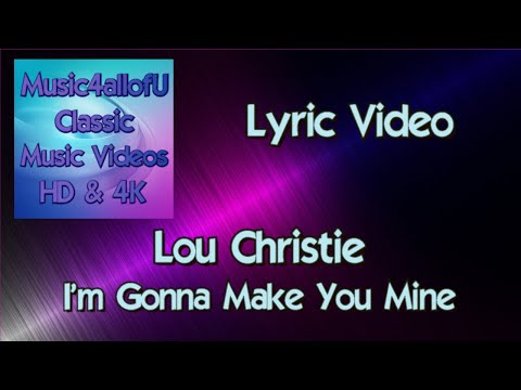 Lou Christie - I'm Gonna Make You Mine (Buddah Vinyl Lyric Video)