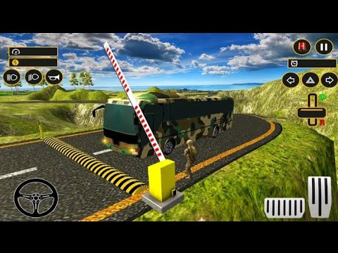 Army Bus Driving 2021 - Military Soldiers Transport Game - Android Gameplay