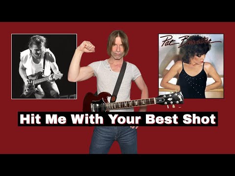 Hit Me With Your Best Shot - Pat Benatar - Neil Giraldo (Guitar Solo Lesson)