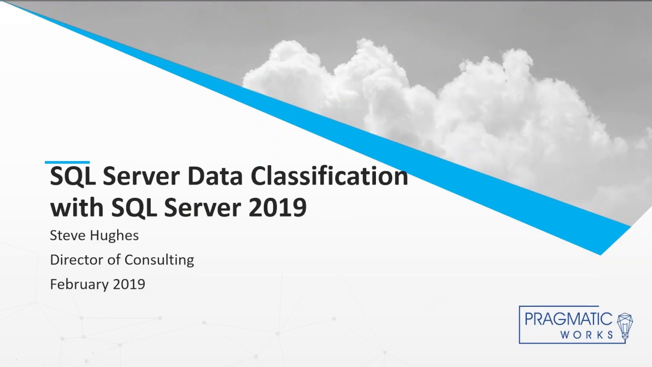 Introducing Data Discovery and Classification with SQL Server 2019