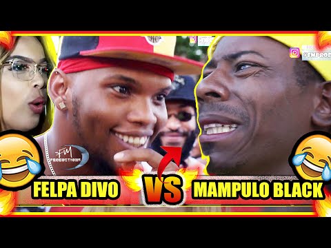 😂 ( EL REGRESO DE MAMPULO 😜) Felpa Divo vs Mampulo Black Batalla de Freestyle en Guibia 2022