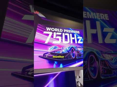 WORLDS FIRST 750HZ GAMING MONITOR?!