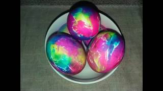 Tie Dye Easter Eggs