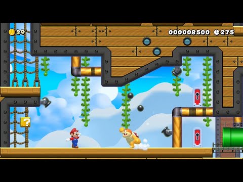 Super Mario Maker 2 - Airship Bonanza by NXboy - No Commentary