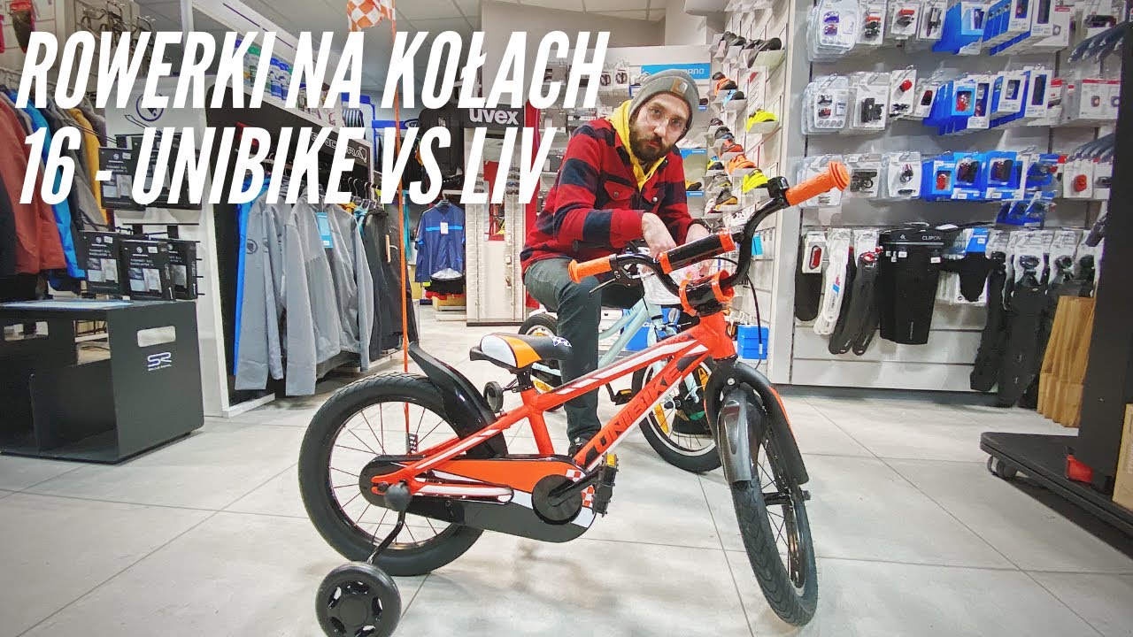 Rowerki na kołach 16 cali od Unibike i Liv, a także na co warto zwrócić uwagę przy zakupie