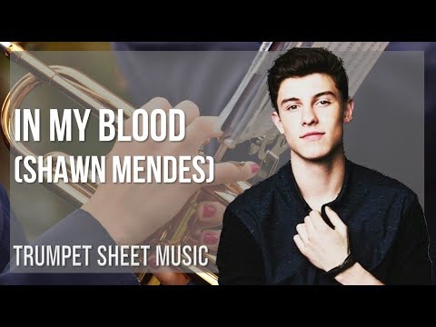 Trumpet Sheet Music: How to play In My Blood by Shawn Mendes