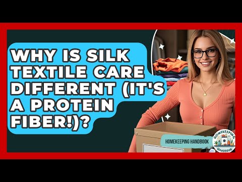 Why Is Silk Textile Care Different (It's A Protein Fiber!)? - Homekeeping Handbook