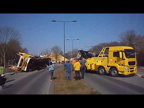 Truck Crash Bergen op Zoom Laan van Borgvliet