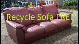 RECYCLE YOUR SOFA YOURSELF FOR FREE