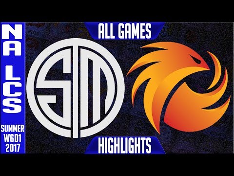 TSM vs P1 Highlights ALL GAMES - NA LCS Week 6 Summer 2017 - Team Solomid vs Phoenix1
