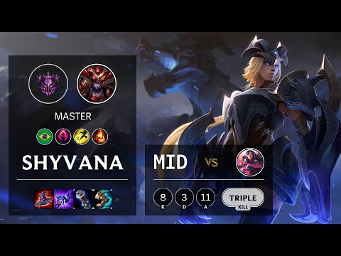 Shyvana Mid vs Irelia - BR Master Patch 10.16