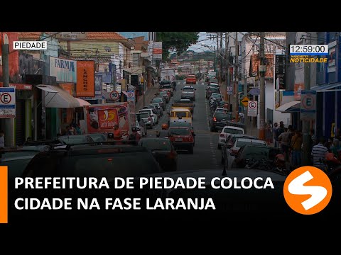 Prefeitura de Piedade coloca cidade na fase laranja | TV Sorocaba SBT