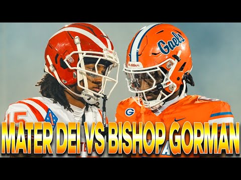 #8 Mater Dei vs #2 Bishop Gorman🚨🔥 Best In The Nation Go Toe To Toe‼️🤯 Instant Classic 🎬 Week 4