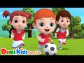 Canción Del Fútbol Corre Patea Y Marca Un Gol Canciones Infantiles Domi Kids