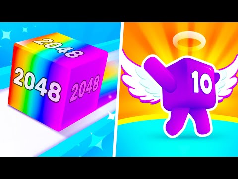 Chain Cube 2048 vs Level up numbers - Max Level Gameplay (Part 1)