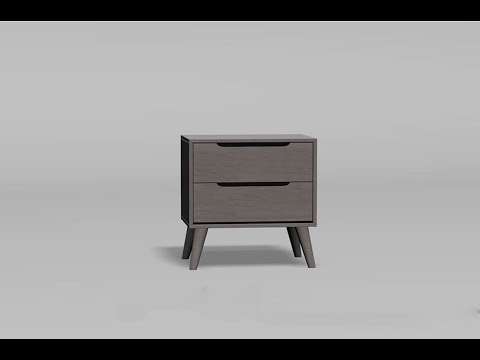 FURNITURE OF AMERICA- LENNART NIGHT STAND (CM7386GY N )
