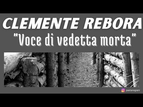 Clemente Rebora. L'espressionismo vociano in "Voce di vedetta morta"