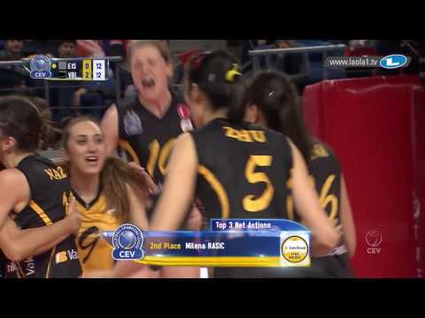 2017 CLVolleyW - 4th Round Leg 2 - Top 3 Net Actions