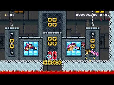 Super Mario Maker 2 - Roy and Wendy's Castle by Iggy2602 - No Commentary