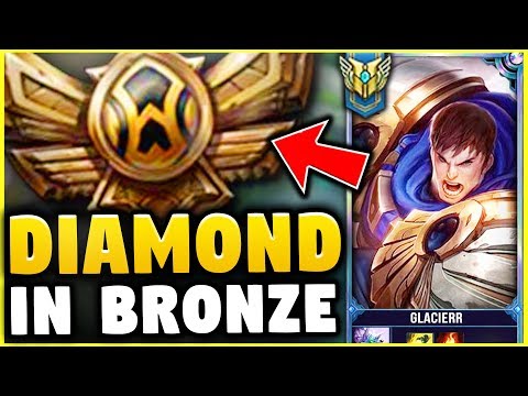 I TOOK MY GAREN INTO BRONZE! DIAMOND GAREN ONE TRICK VS BRONZE ELO! - League of Legends