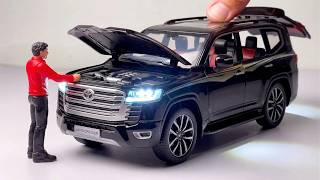 Unboxing New Toyota Land Cruiser LC300 Diecast Model Car 🔥 | 1:24 Detailed RP