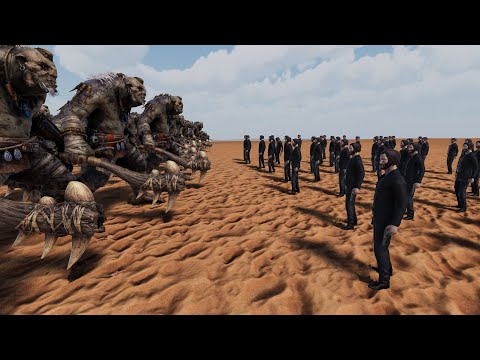 50 John Wicks Vs 500,000 Trolls - Ultimate Epic Battle Simulator 2
