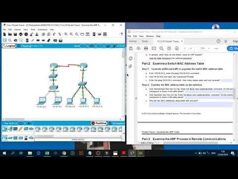 5.3.2.8 Packet Tracer - Examine the ARP Table #ProdiTIUMB
