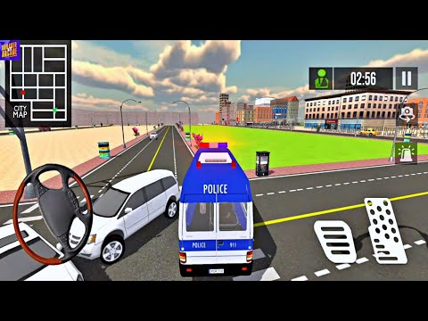 Police Ambulance Rescue Driving: 911 Emergency - Blue Ambulance 🚑 Driving Simulator - Android Games