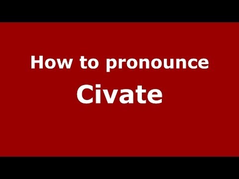 How to pronounce Civate (Italian/Italy) - PronounceNames.com