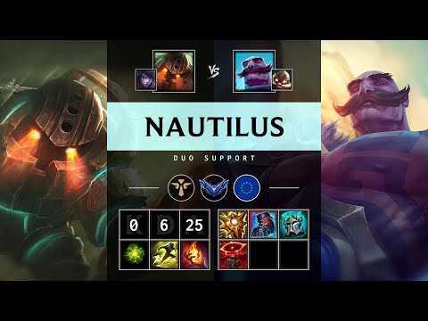 Nautilus Support vs Braum - EUW Diamond Patch 25.18
