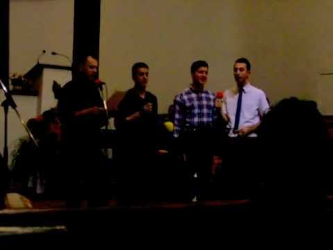 Cor Barbatesc Speranta,Cvartet - Cantecul meu rasuna pana la cer