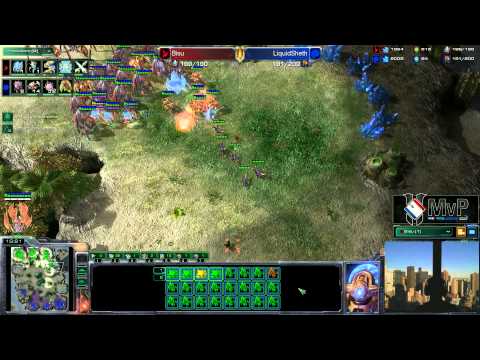 Starcraft 2 - Bisu (P) vs Sheth (Z) - Game 1 of 2 - Commentary by Axeltoss - MvP Invitational