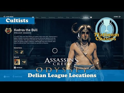 Delian League - Cultist Locations - Assassin's Creed: Odyssey