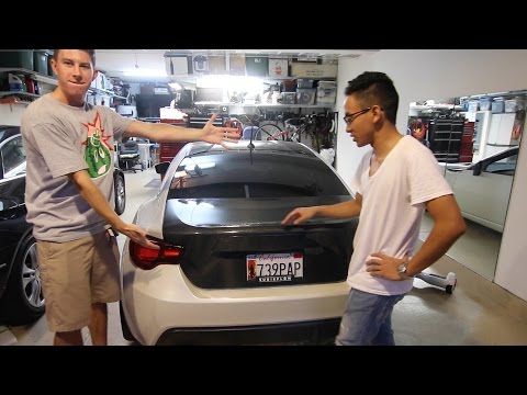 Carbon Fiber Trunk Install - Subaru BRZ!