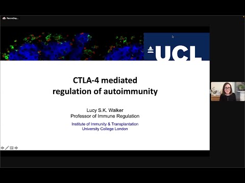 CTLA-4 mediated regulation of autoimmunity by Dr. Lucy Walker