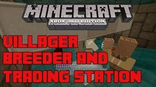 Villager breeding and trading station xbox 360 minecraft