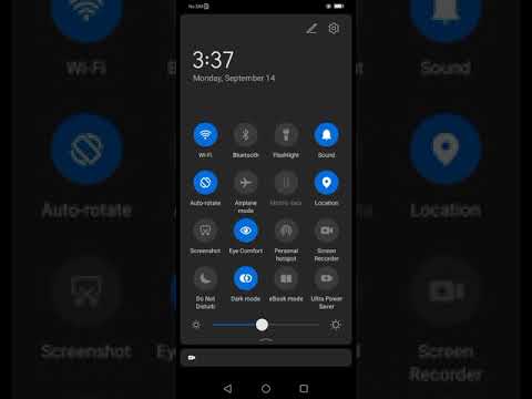 HUAWEI Y6p Eye Comfort Mode
