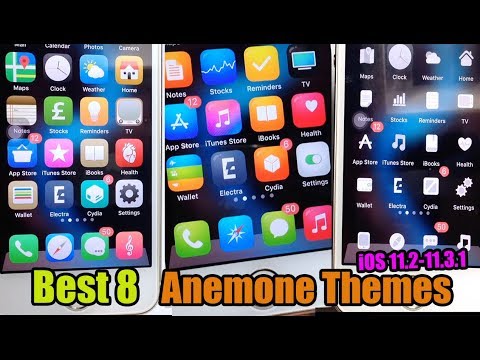 Top 8 Best iOS 11.2-11.3.1 Anemone Themes ***Free