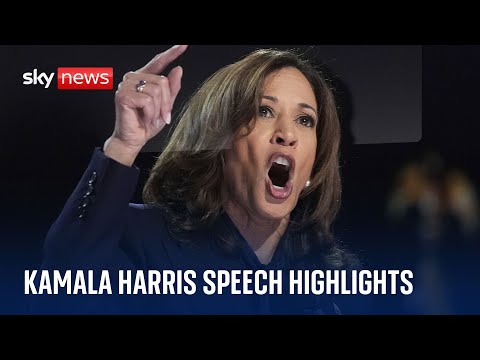 我們不會回頭"--卡馬拉-哈里斯在民主黨全國代表大會上的演講要點｜2024 年美國大選 ('We are not going back' - Highlights from Kamala Harris's DNC speech | US Election 2024)