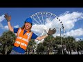 Handyman Hal Uses Tools And Explores The Sky Wheel Ferris Wheel Handyman Hal Fun Videos For Kids