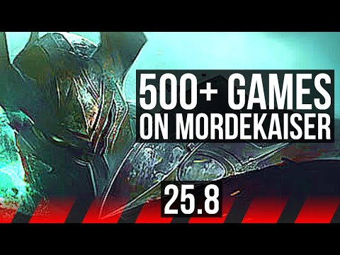 MORDEKAISER vs MALPHITE (TOP) | 500+ games | EUW Master | 25.8