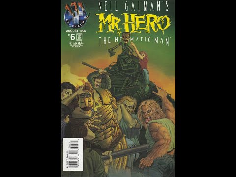 Neil Gaiman's Mr. Hero - The Newmatic Man -- Issue 6 (1995, Tekno Comix) Comic Book Review