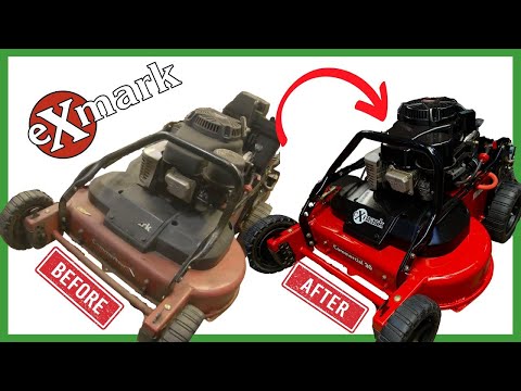 Unbelievable Transformation Of An OLD Exmark Commercial 30" Mower!