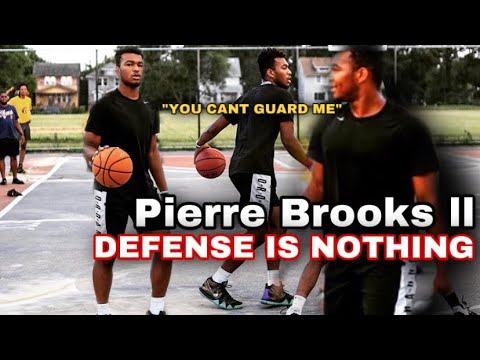 Michigan State Commit Pierre Brooks Jr. Serving buckets at Outdoor Summer league